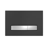 BERGES комплект инсталляция Atom Line, клавиша черн./хром, унитаз Ventas Black, микролифт 043325