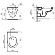 ������ ��������� Ideal Standard i life A 360�540�330 ������������,����� T471601