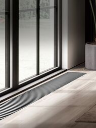 Конвектор внутрипольный Royal Thermo ATRIUM-110/250/1000-DG-U-NA алюм. решетка, цвет натур.алюминий
