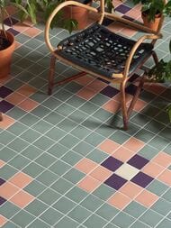 Керамогранитная плитка 41zero42 PIXEL41 04 Bordeaux (115,5х115,5) малиновая 4100802 (кв.м.) — изображение 2