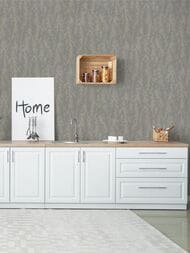 Обои виниловые на флизелине Marburg Natural Opulence 33209 (0,7х10,05) флора, серые (рул.)