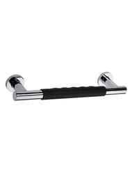 Поручень Bemeta Omega 104507661 300мм, настенный, цвет: хром/черный