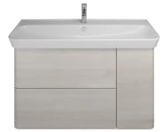 Тумба с раковиной Burgbad Iveo 1200х492х721 левая, 2+1 ящ., 1 дв., дуб мерино SFEZ120LF2835G0161C0001*1