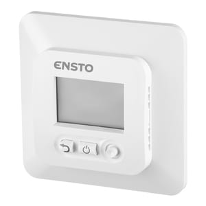 Терморегулятор Ensto ECO16LCDJR 2300/3600W, 16 А, комбинированный, ЖК с подсветкой, программируемый