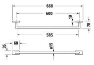 ������������������ DURAVIT Karree 60 ��, ����: ���� 0099591000