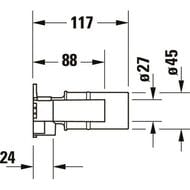 ���������� ����� Duravit ������������� �������������� ��������� ��� �������� GK1900004000