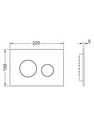 ������� ����� TECE Loop 2.0 220�150�5 ������� ����, �������, ������ �������� 9240935
