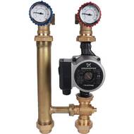 Насосная группа STOUT для твердотопливных котлов 1 с насосом Grundfos UPSO 25-65 SDG-0014-002502