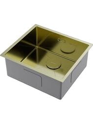 Мойка Omoikiri TAKI 49-U/IF LG (490х440х200) монтаж врезной/подстольный/вровень, свет.золото 4973523