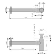 ����� ��� �������� Giulini F5109LNO 1 1/4" ����������� �����, ����: ������ �������