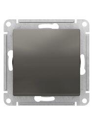 Переключатель Systeme Electric ATLASDESIGN 1-клавишный схема 6 10АХ механизм сталь ATN000961