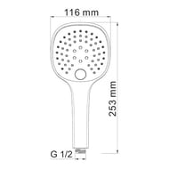 Лейка 3-функциональная WasserKRAFT A050 светлая бронза