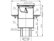 ���� HL 310N.2 ��� �������� � ������, � ������������ �������� DN 50/75/110