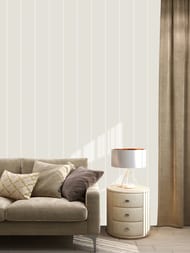 Обои флизелиновые Artsimple Vertical (1,00х10,05) полосы, бежевые ARTS7 001/2  (рул.)