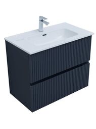 Тумба для раковины Aquanet Джейн 80 (800х455х637) подвесная, 2 ящика, цвет: маренго 335429