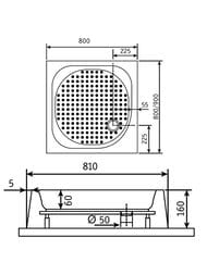 ������� ������ RGW LUX/TN (800�800�160) ����������, �����, � �������, ����� 16180188-21