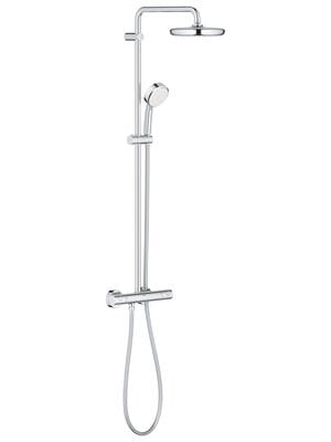Душевая система Grohe Tempesta Cosmopolitan 27922001  термостат, лейка 100мм, верхний душ 210мм