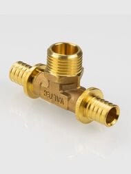 Тройник VALTEC аксиальный, 16х1/2"Нх16, латунь CW614N, VTm.433.G.160416