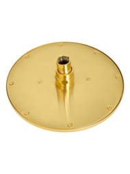 Верхний душ 20 см Mariani B22STB0120, шарнирное содинение, золото брашированное