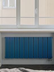 Радиатор стальной Empatiko Takt V R1 однотруб 952х236х95 24 сек НП.подкл 778 Вт, Dreamy blue