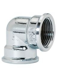 Угольник 90 GEBO 3/4"ВНх3/4"ВН, латунный хромированный
