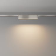 Трековый светильник Maytoni Basis Flarity (Базис Фларити) TR151-1-12W3K-PT 3000K 12Вт 120°, IP20, платина