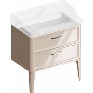 Тумба под раковину KERAMA MARAZZI POMPEI напольная с 2 ящиками, 760х480х482 бежевая PO.N.80.2\CAM