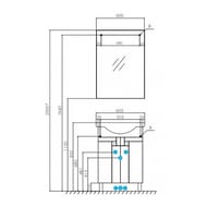 ������� AQUATON ����� 60 850�600�20, �������������, ��� ���������, ����� 1A179502FG010