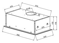 ������� TEKA Total GFG2 SS (550�290) �����������������, 329 �3/�, 180 ��, ����. �����