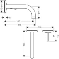 ��������� Axor Uno 38113000 ��� �����������, ������������, �������� �����, ����