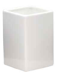 Стаканчик RIDDER Cube настольный, материал керамика, цвет: белый 2135101