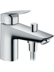 Смеситель Hansgrohe Logis 71312000 для ванны/душа однозахватный,фиксированный излив 145мм,хром — миниатюра 1