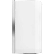 Шторка на ванну RAVAK CVSK1 ROSA 140/150 L (850х1500) левая, профиль блестящий, стекло Transparent