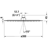 ������� ��� Duravit UV0660020010 1 �����, ������ 25,5 �/���., ������� 300 ��, ����