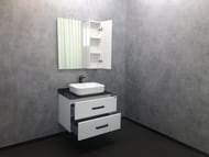 Зеркало-шкаф COMFORTY Амстердам-75 (750х800х170) белый, без подсветки 00004144209