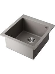 Мойка Omoikiri BOSEN 47-GR (470х500х220) врезная, тетогранит, leningrad grey 4993594