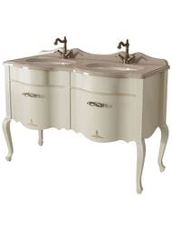Тумба под раковину Caprigo Бурже 140 bianco antico 1306х959х594 11019-011 под столешницу