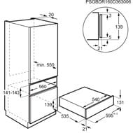 ���������� AEG KDK911423M (595�535�131) ������/����������� �����