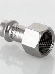 Пресс соединитель VALTEC 28х3/4"В, нерж. сталь, VTi.902.I.002805