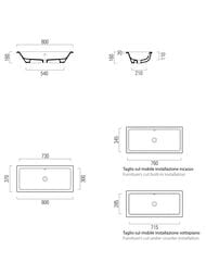�������� ������������ ������/����� GSI KUBE X 800x370�160 � ���������, �����   895411