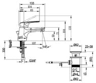 ��������� ��� ����������� Villeroy&Boch O.NOVO START � ������ ��������, ���� TVW10514111061