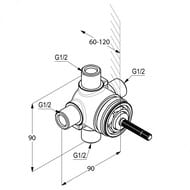 ������������� KLUDI AMBIENTA �� 3 ���������, ��������� ����� 29757