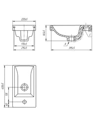�������� Cersanit COMO 40 (400�220�145) � ����� ����������, ����� UM-COM40/1