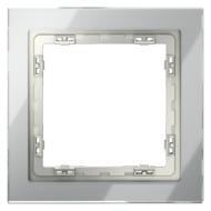 Рамка на 1 пост Voltum S70 VLS110105 (сталь, стекло)
