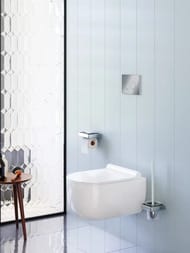 Унитаз подвесной Damixa Scandinavian Pure, безободковый, сиденье микролифт, белый DX36C1701SC