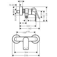 ��������� ��� ���� Hansgrohe Rebris E 72650670 �������������, ���������, ������� ������