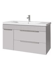 Тумба под раковину Caprigo MONBAR-Smalty 100 (976х446х550) 2 ящика 1 дв слев 36315Leml-049.000.00.20