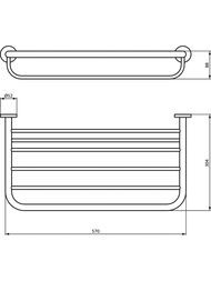 ����� ��� ��������� Ideal Standard IOM 60��, � ��������, ���� A9106AA