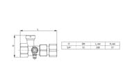 ������� �������� Uni-Fitt 3/4"� ������������ ��� �������������� ����� 261G3000
