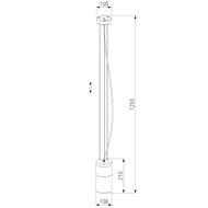 Уличный подвесной светильник Elektrostandard Roil 35125/H a055634, черный
